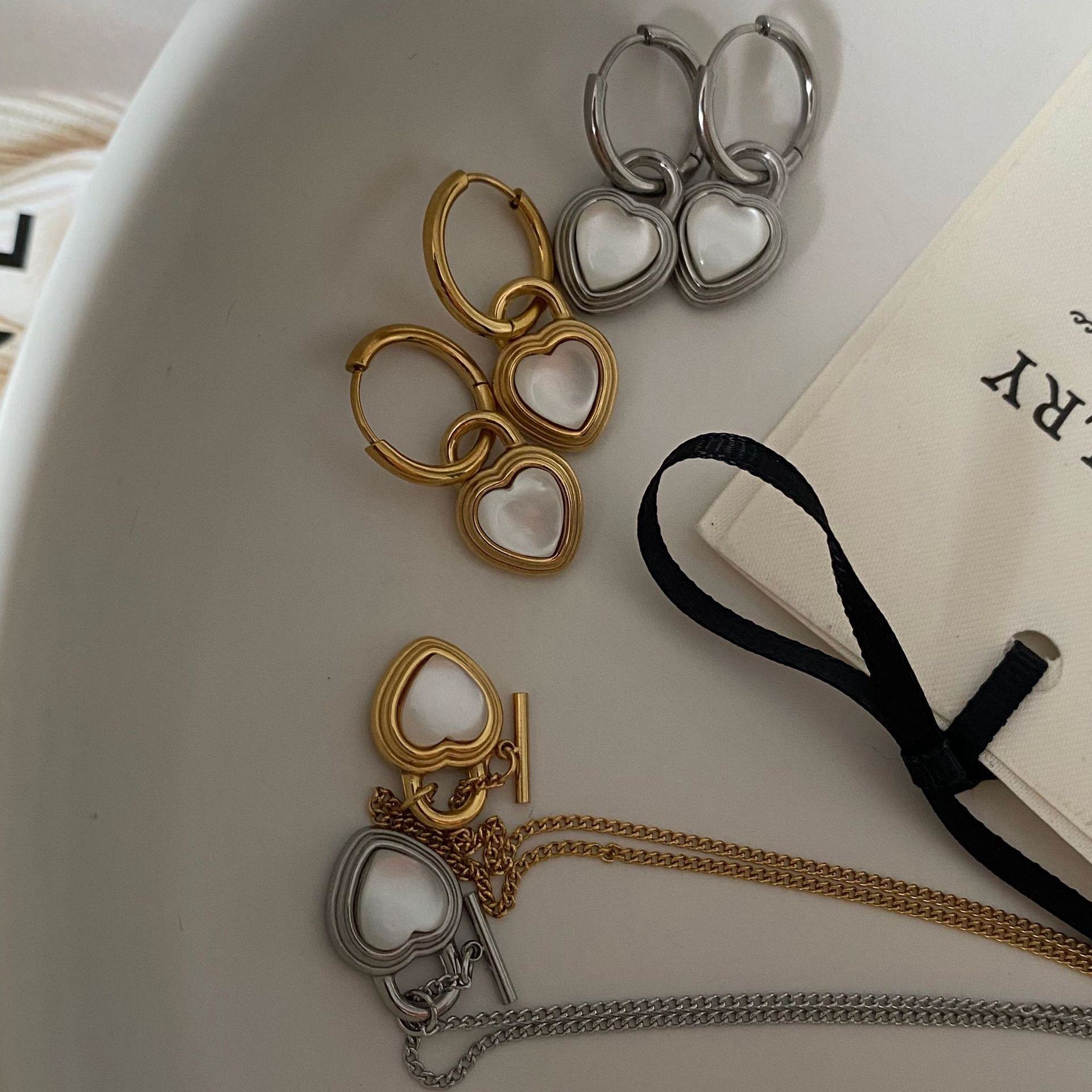 法式愛心條紋鎖系列