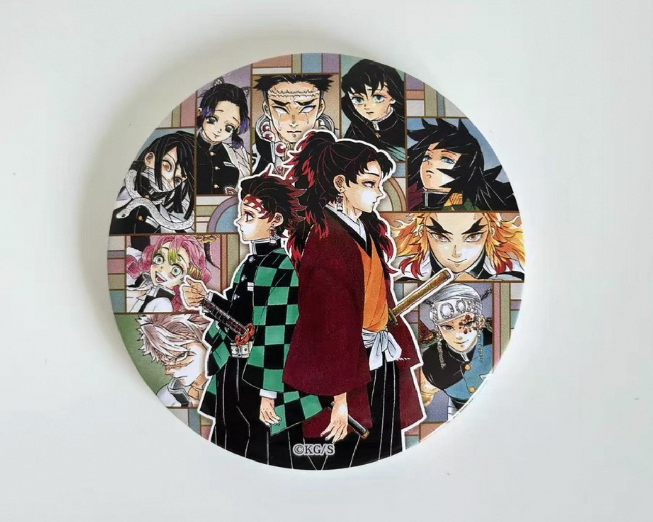 日本原版鬼滅限定原畫22卷中的特典A緣一徽章