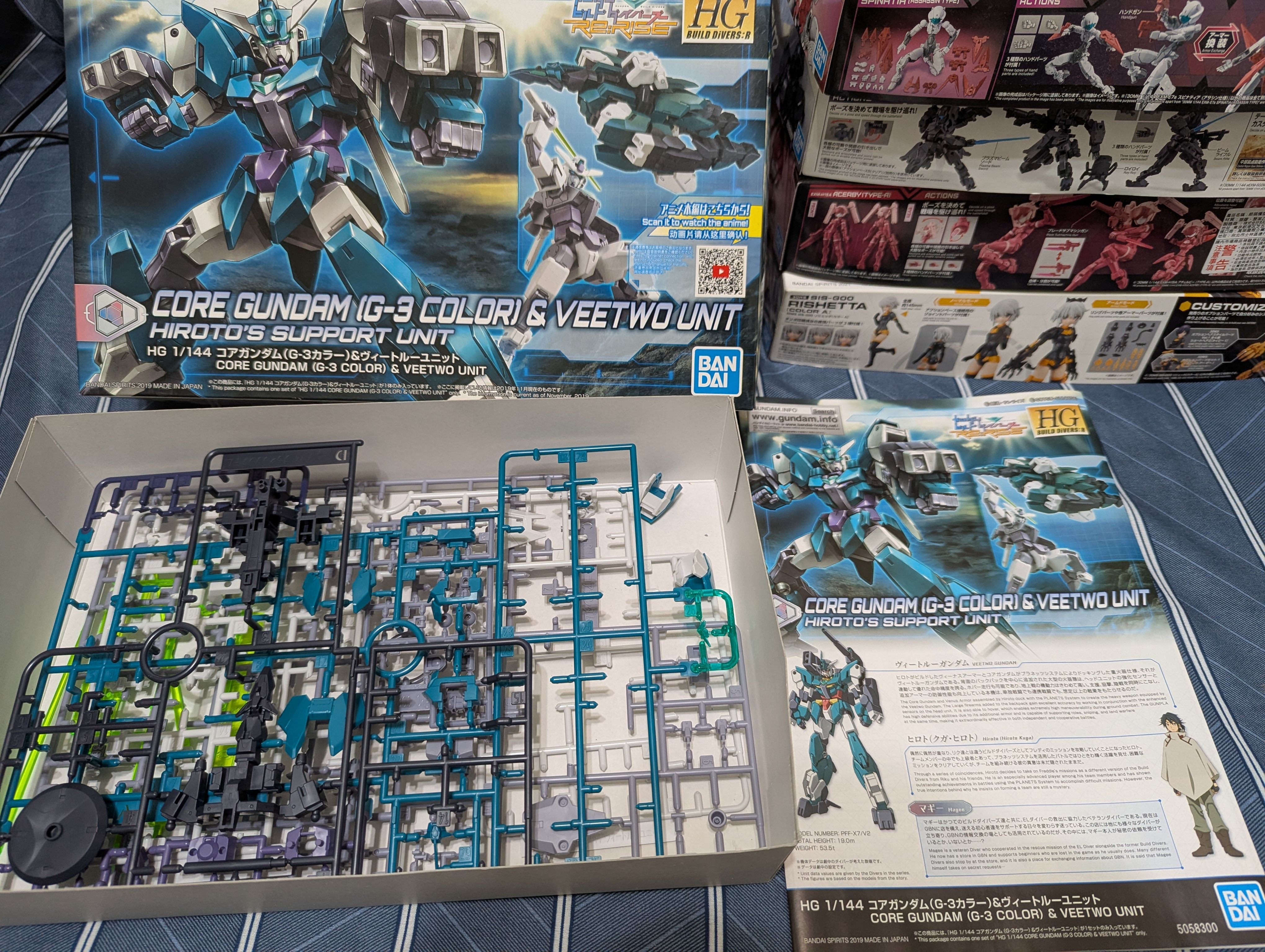 *殺肉* HG金星2式+G3核心鋼彈 缺金星手臂、武器組件、G3核心鋼彈未組