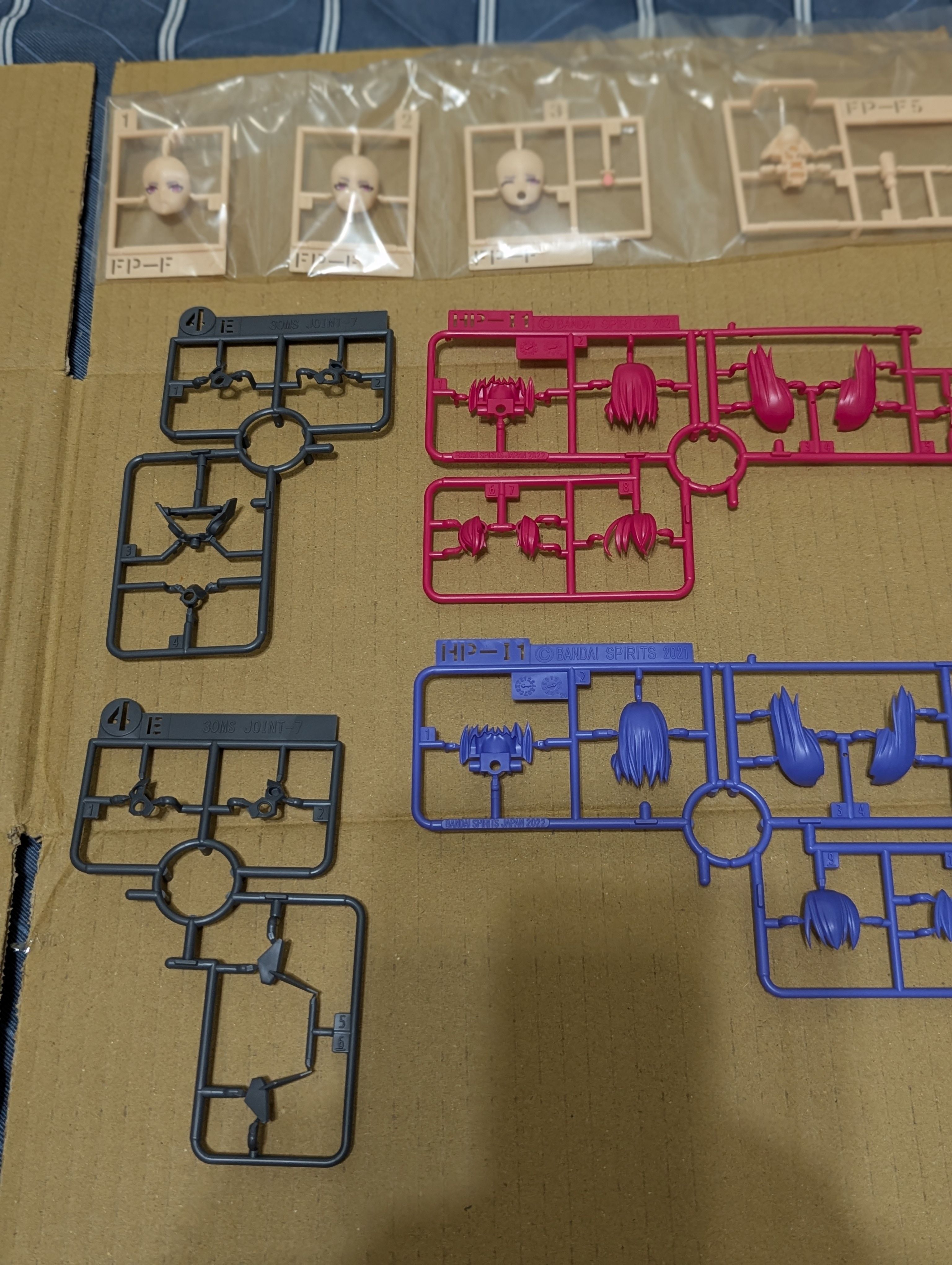 *殺肉* 30MS 涅瓦麗雅印刷臉 追蹤紅髮 邪惡藍髮