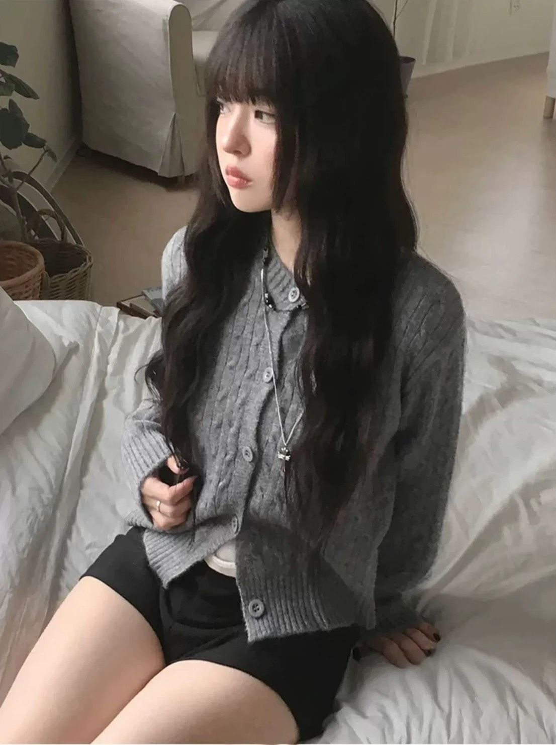 韓系針織開衫+୨୧ ̊。三色