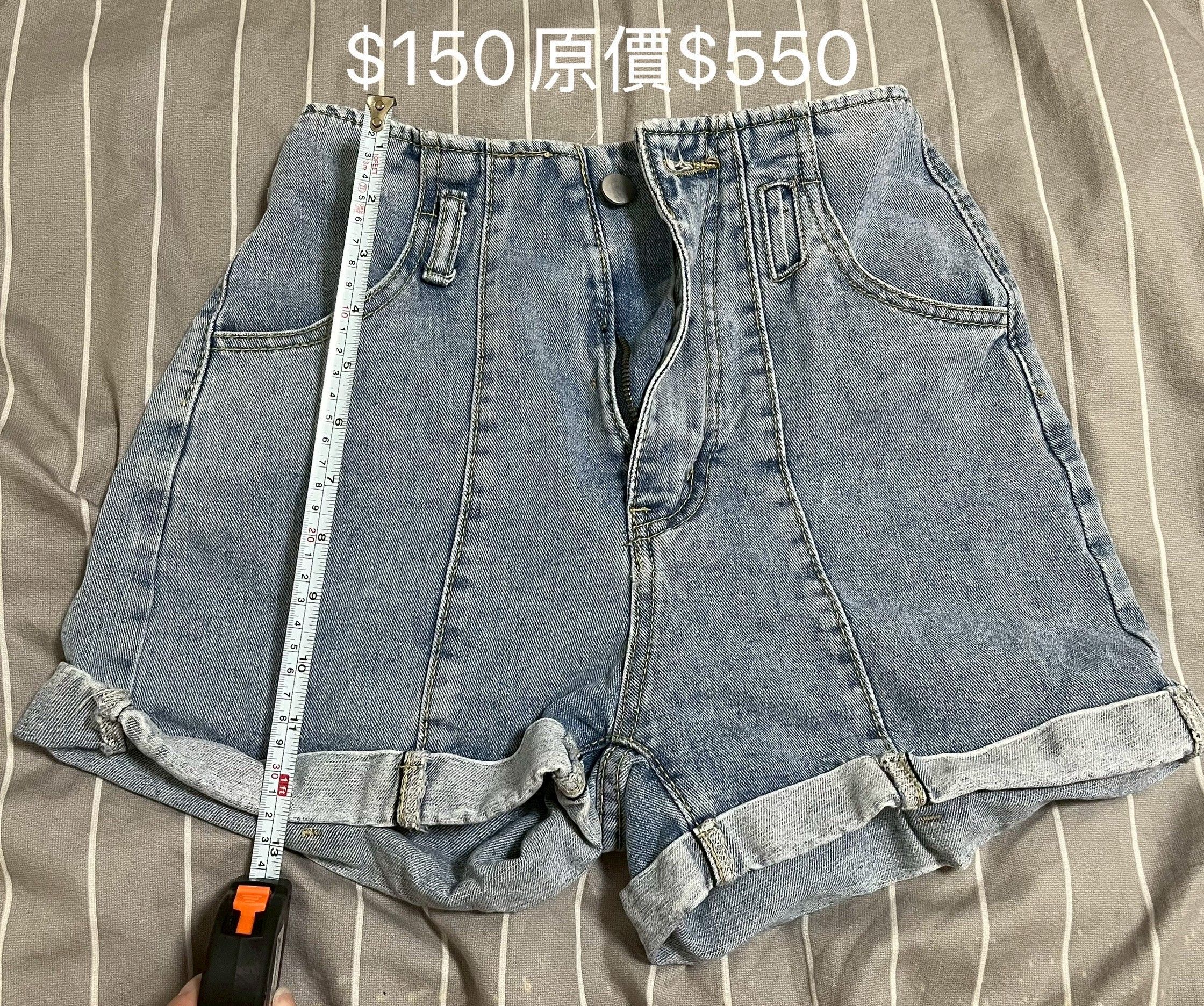 顯瘦牛仔短褲（走賣貨便會+$10 ）