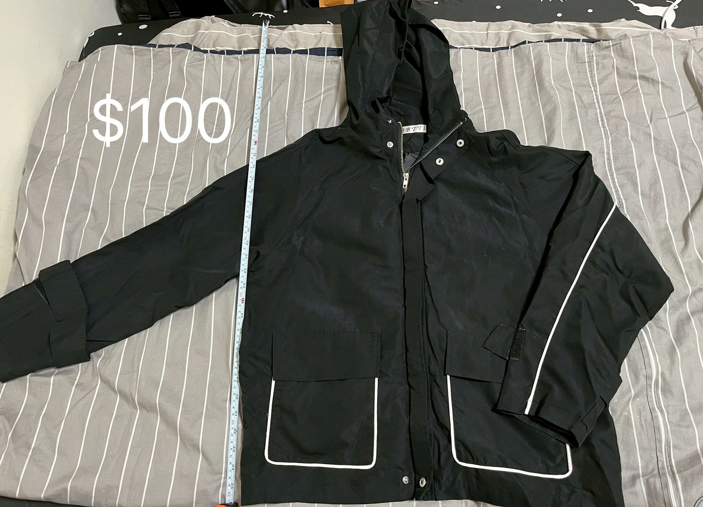 超耐看工裝黑色外套（走賣貨便會+$10 ）