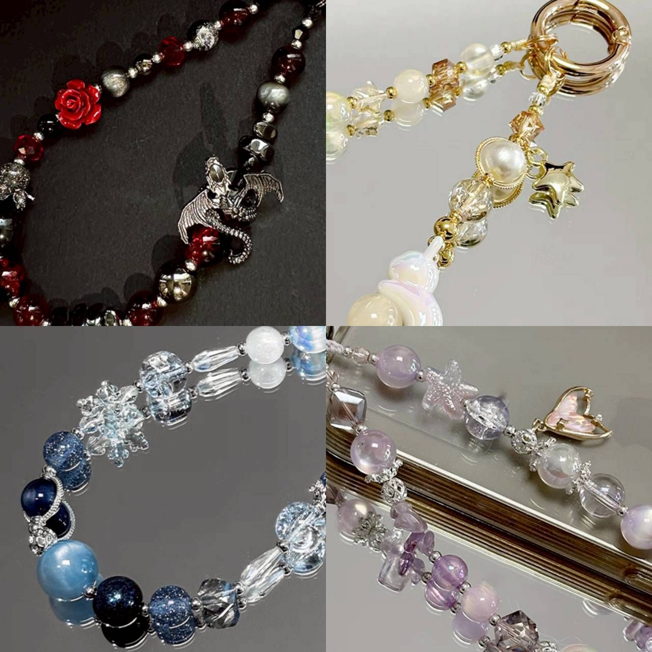 D013 絕美手機鏈吊飾