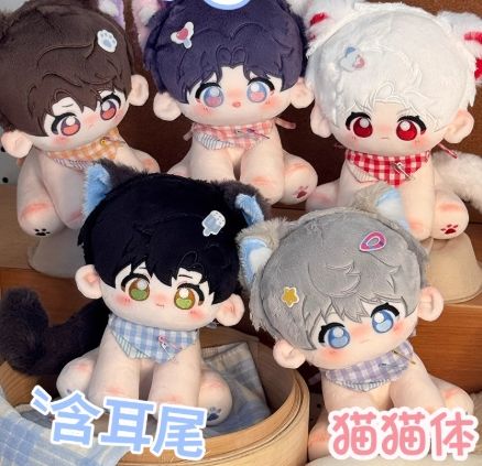 A074   20cm坐姿貓貓體  工期75天