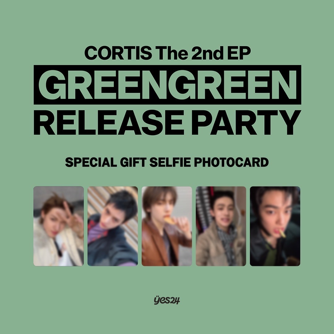 CORTIS GREENGREEN RELEASE PARTY 阿拉丁yes24通路特典小卡