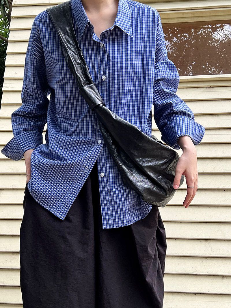 氣質格紋襯衫（3色）#3505