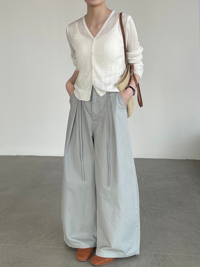 Draped Wide Pants/寬鬆闊腿褲