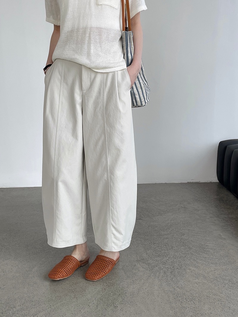 Relaxed Balloon Pants/日系簡約9分褲