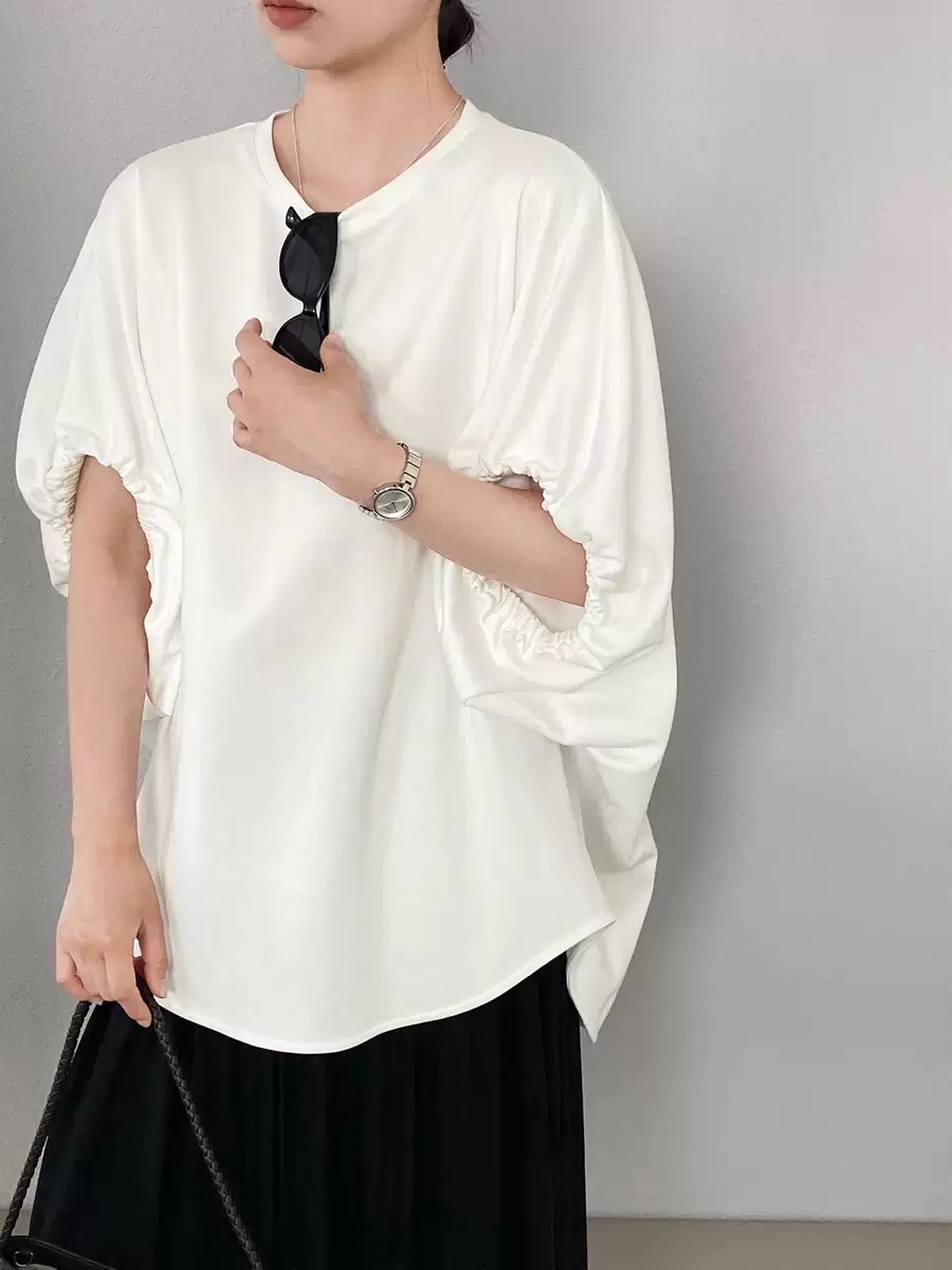 Relaxed Oversize Tee/鬆弛感不規則短袖