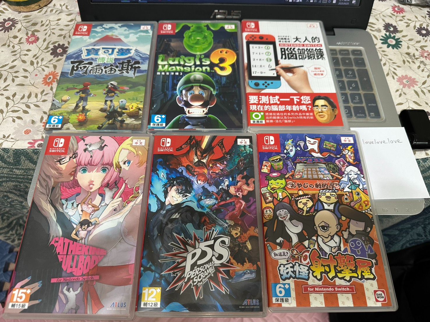 Nintendo switch 遊戲片 卡匣