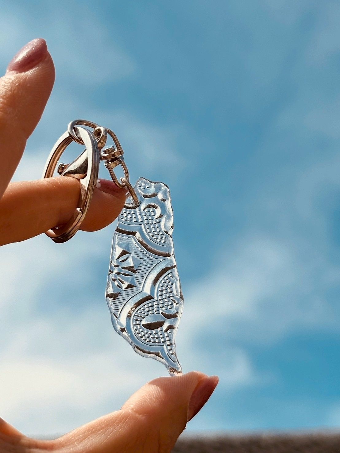 海棠花台灣鑰匙圈