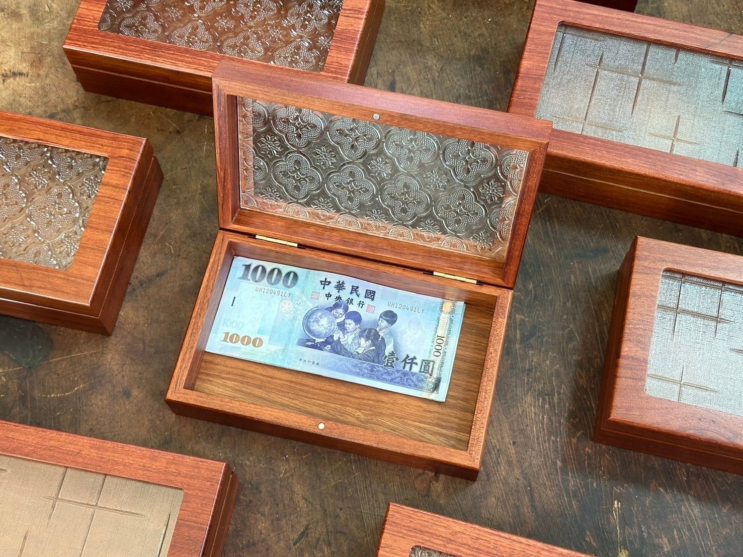 花梨木海棠花/十字花實木收納盒 珠寶盒 首飾盒 飾品盒 飾品收納