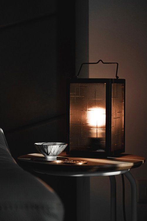 十字花 復古玻璃調節燈