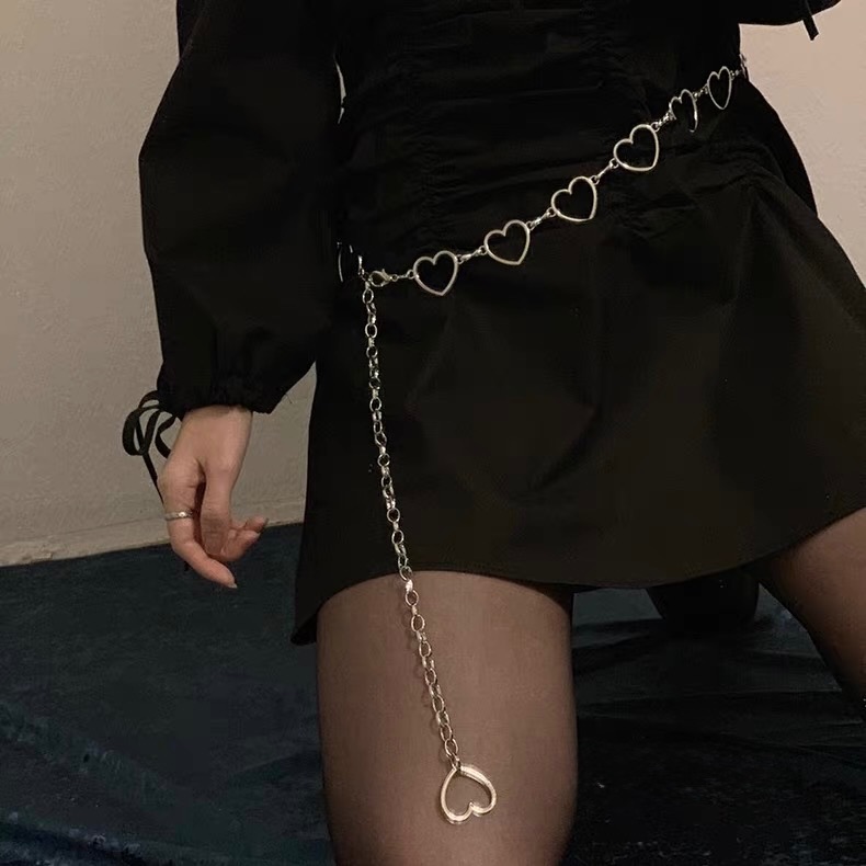 現貨 金屬愛心腰鏈⛓️