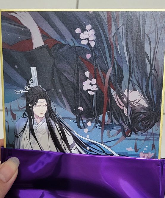 9月魔道祖師 完結紀念展 周邊 已拆開確認款式-色紙