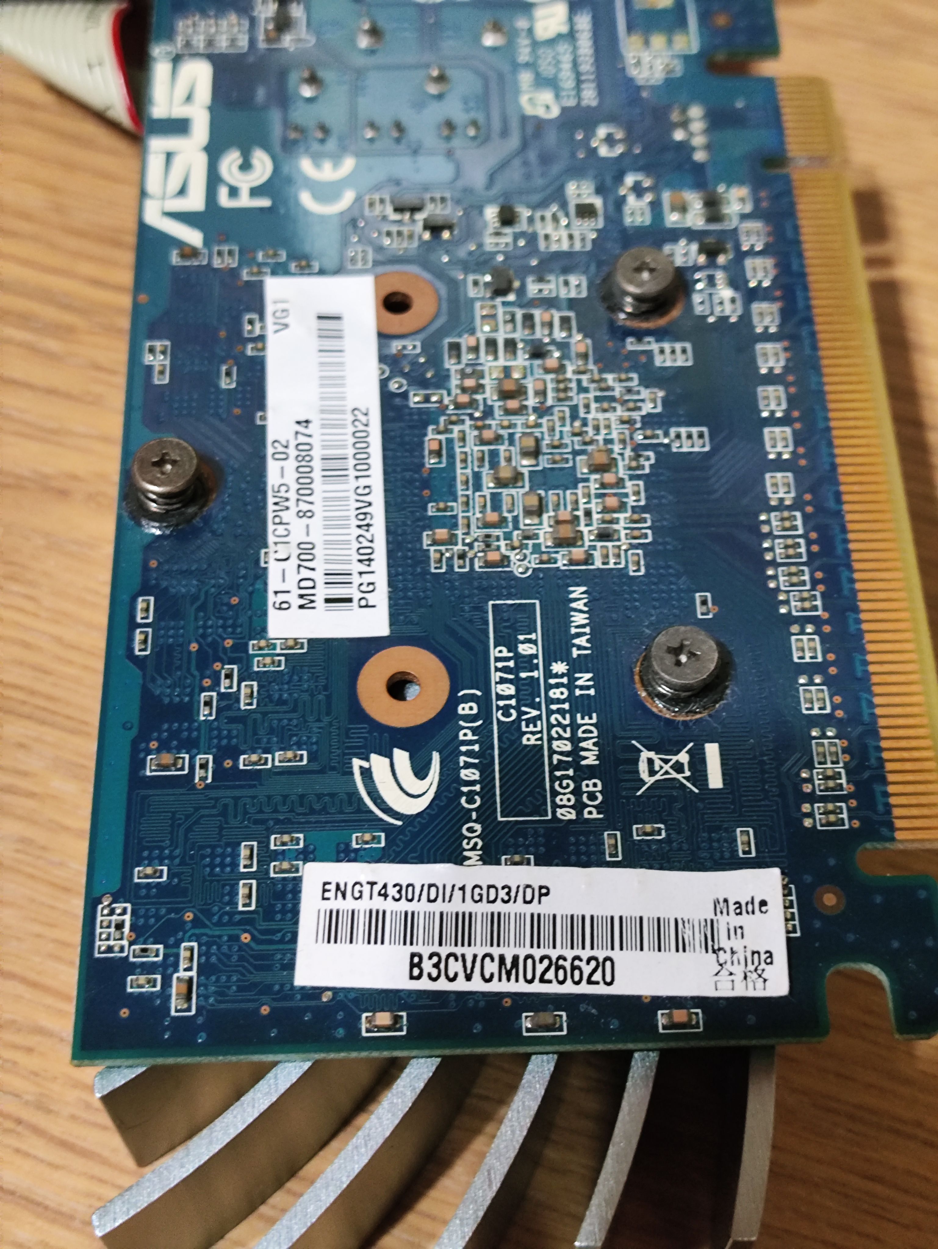 ASUS NVDIA GT430 1GB D3