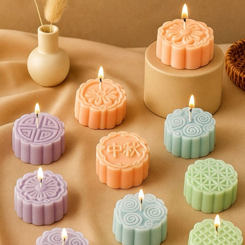 月語香燭禮盒 中秋月餅香氛蠟燭禮盒｜手工香氛送禮 甜甜價$550