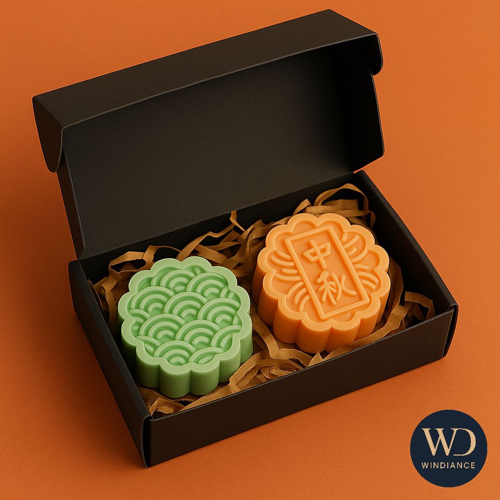 《生活儀式感》現貨隔日達✨月餅蠟燭 兩入小禮盒 生日禮物 中秋禮盒