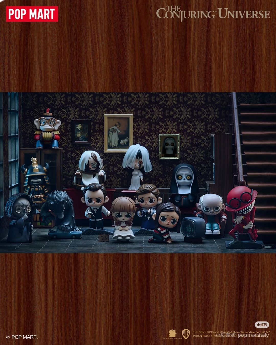 【官方】POPMART 泡泡瑪特×THE CONJURING 聯合出品 恐怖電影 厲陰宅