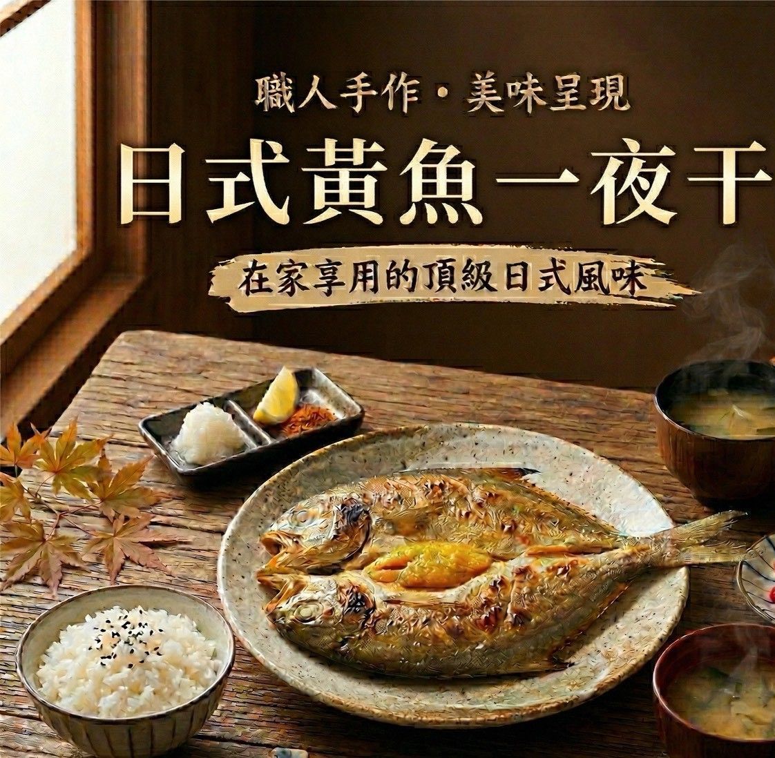 【日式黃魚一夜干 🐟 】