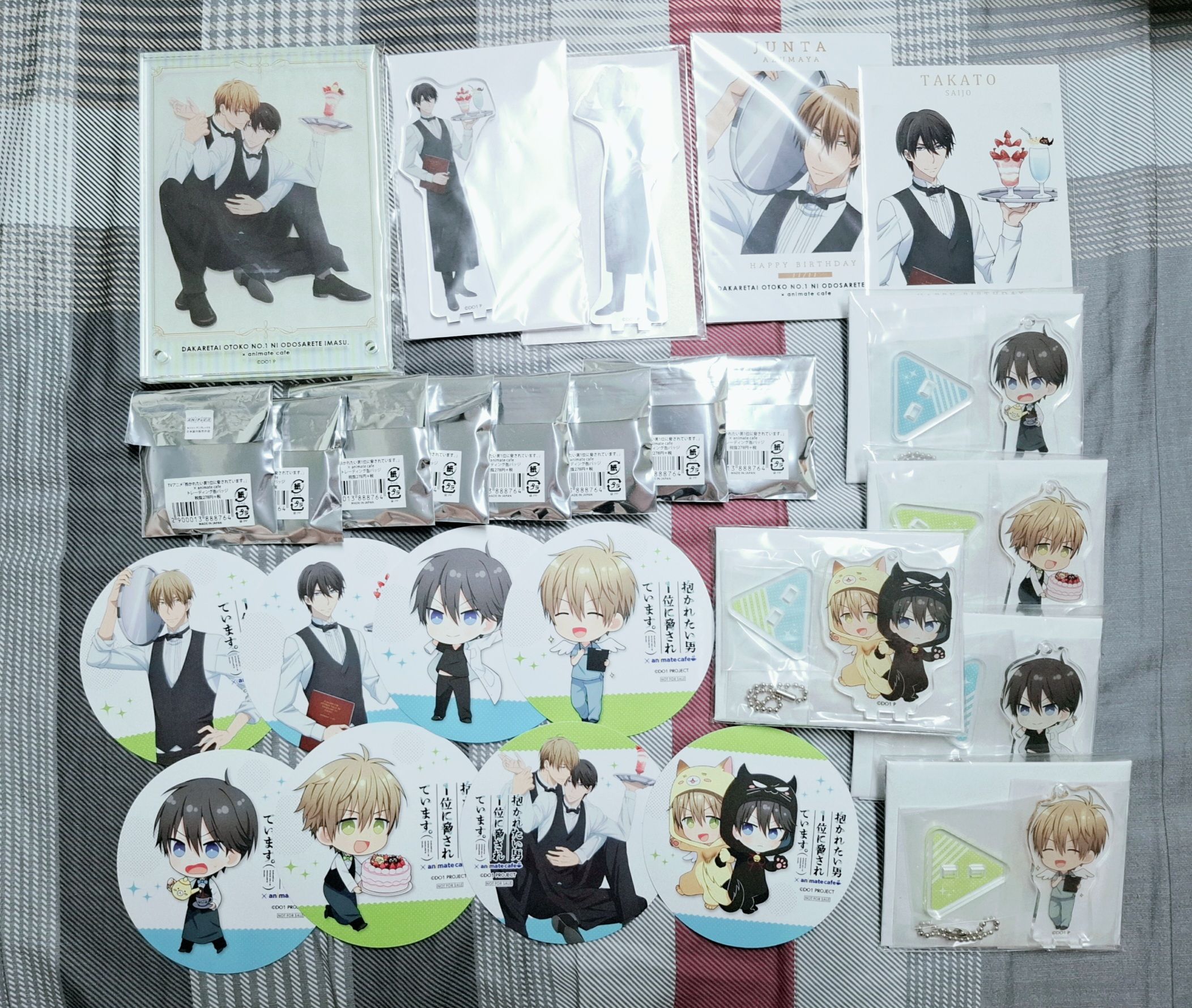 【官方】桜日梯子 動畫 2018年 安利美特CAFE 壓克力 吊飾 立牌 生日相卡 徽章 杯墊 特典
