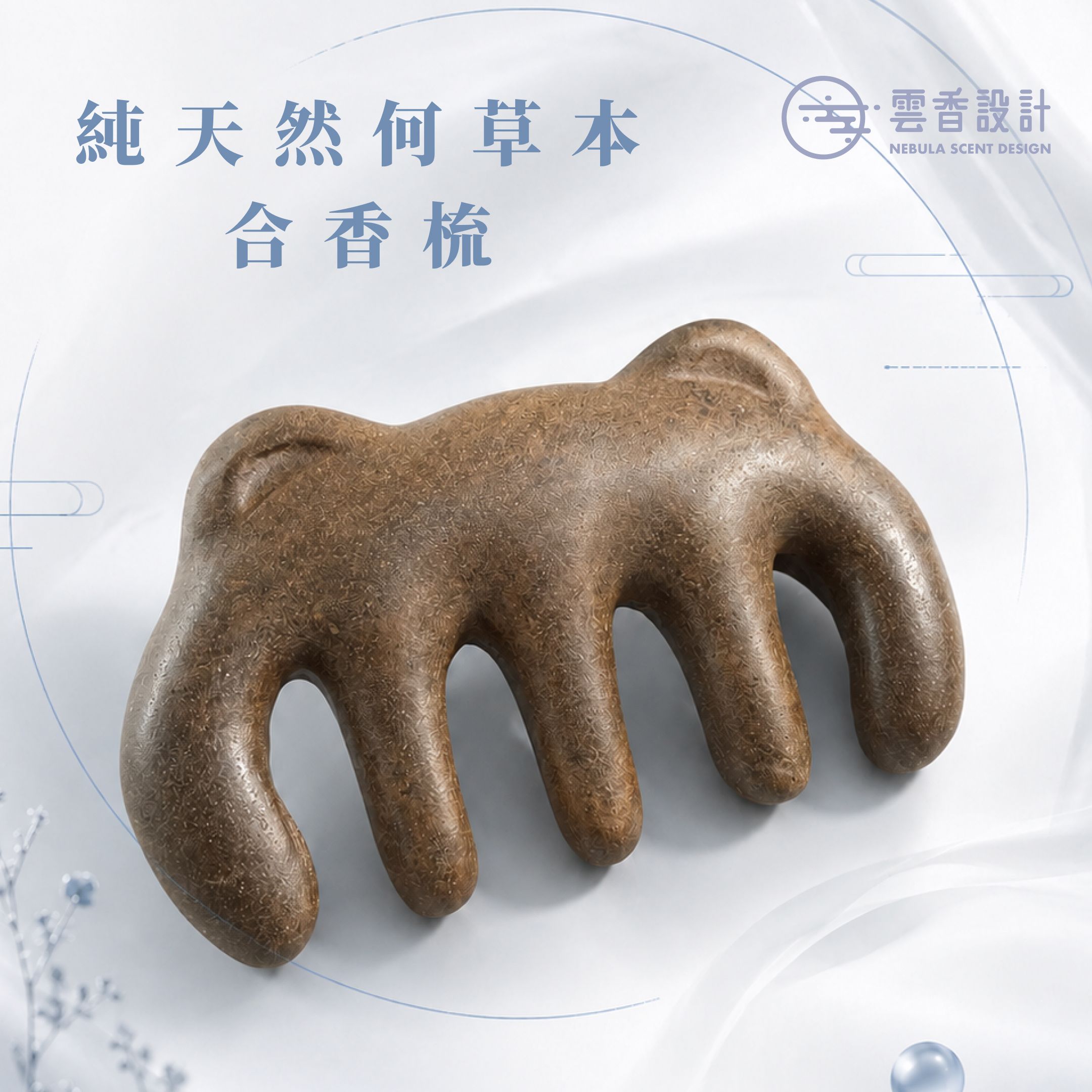 𝐍𝐞𝐛𝐮𝐥𝐚 𝐒𝐜𝐞𝐧𝐭 雲香設計｜天然草本合香梳