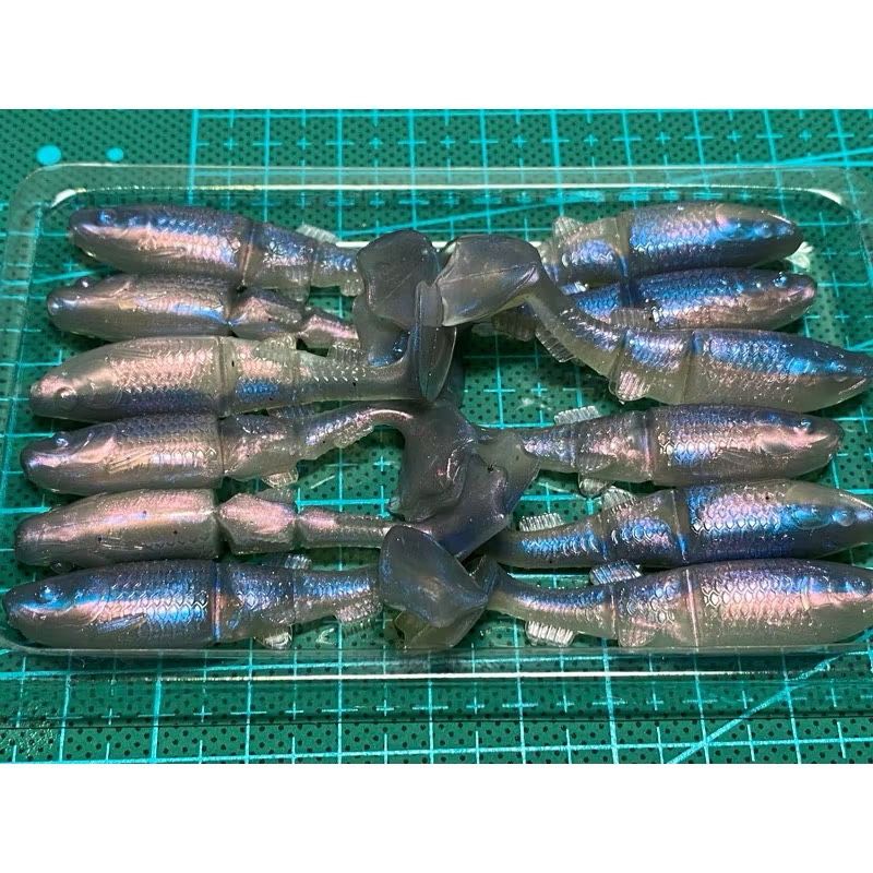 【時合路亞】超咬！多節T尾 泳姿超強！必殺餌精選 多節魚 T尾軟蟲 魚形軟蟲 路亞軟蟲 1g 1.8g 黑鯛 瓜瓜 曲腰