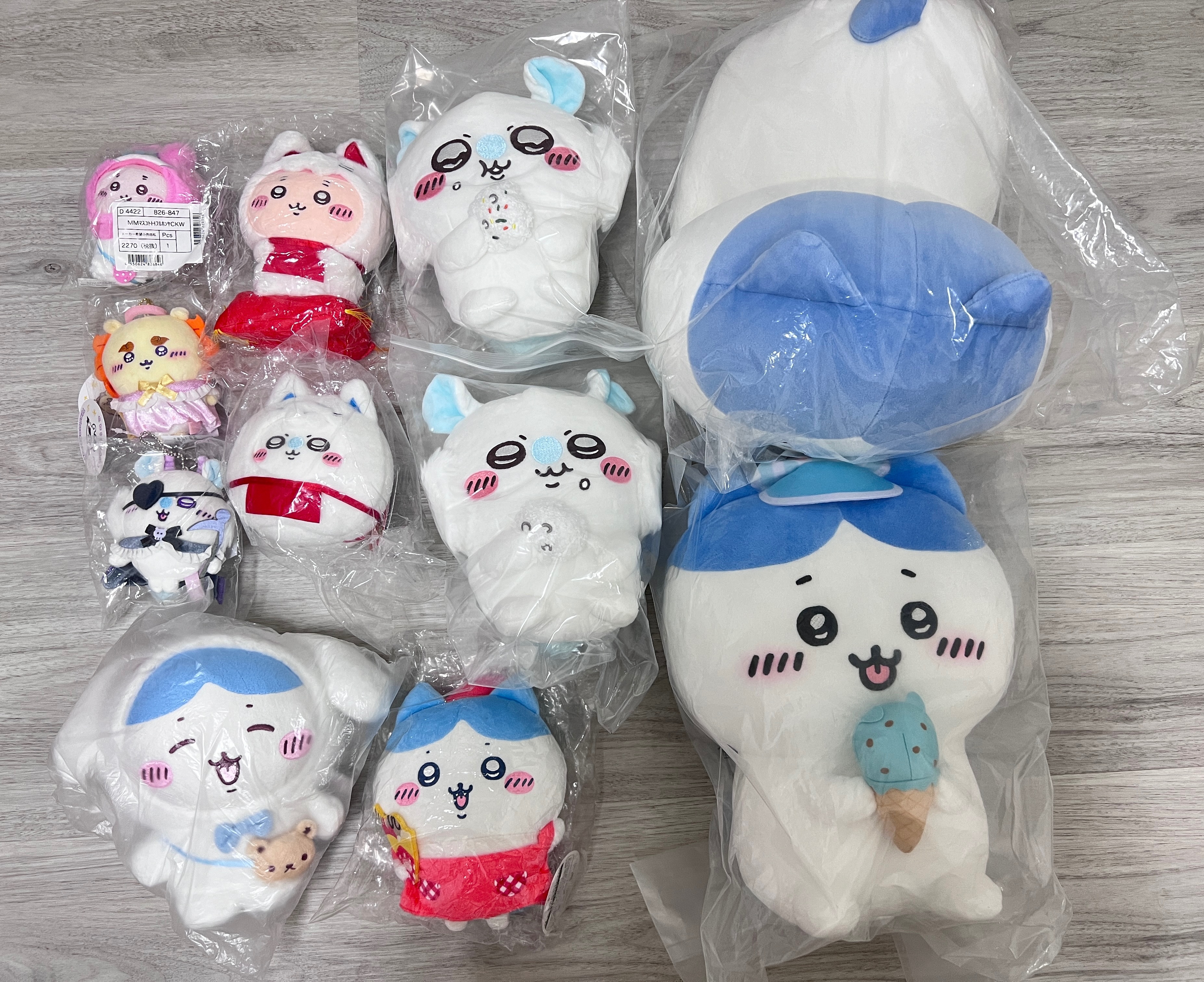 吉伊卡哇毛絨掛件2區+大偶