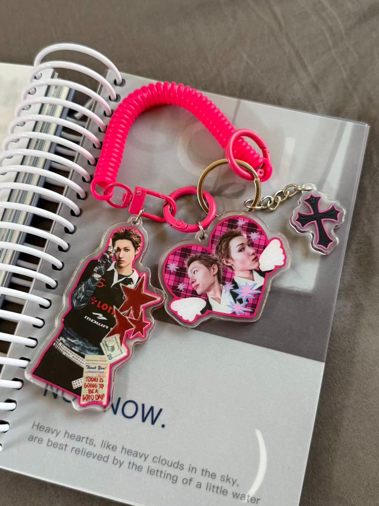 彩色飯製鑰匙扣