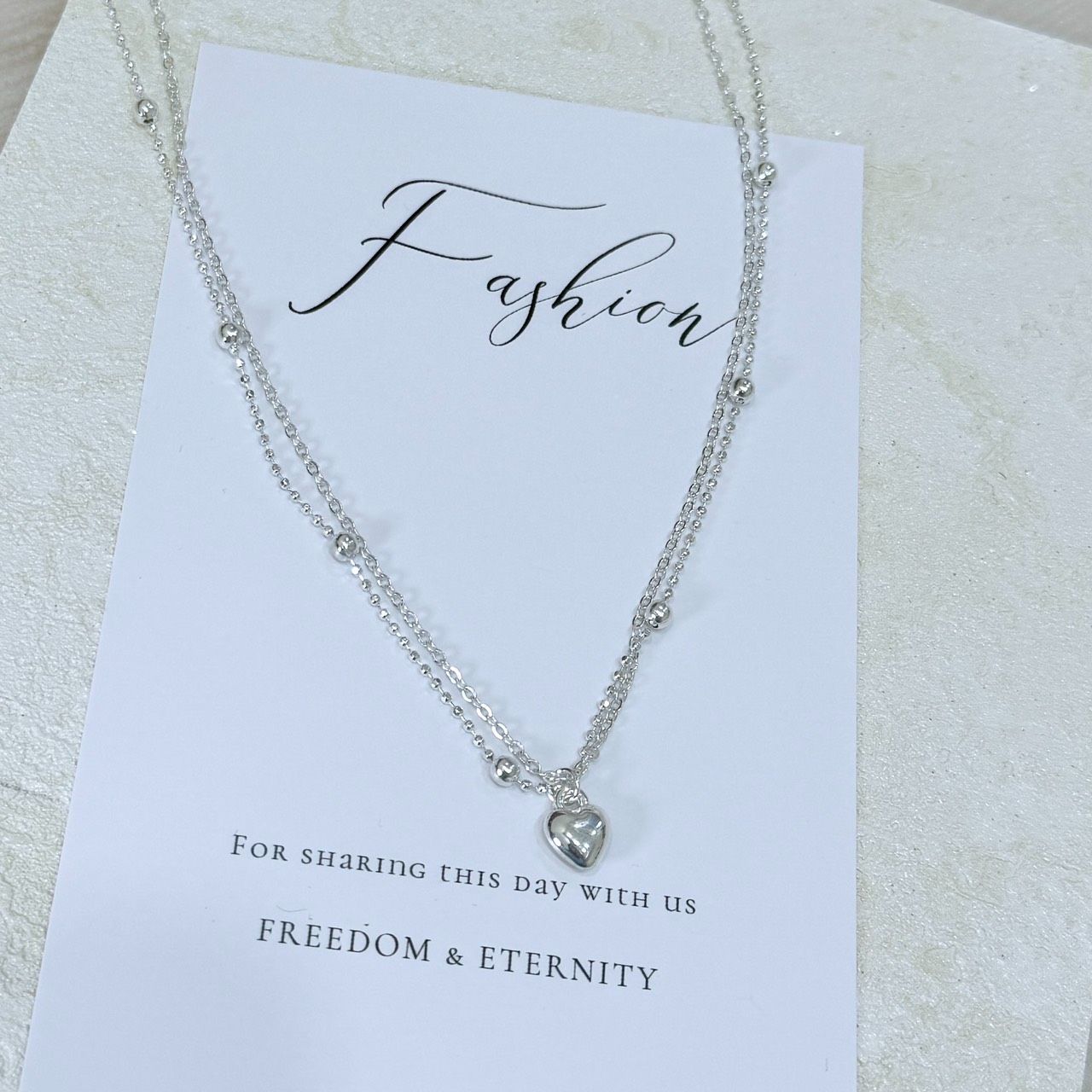 （3月新品） 靜心雙層項鍊