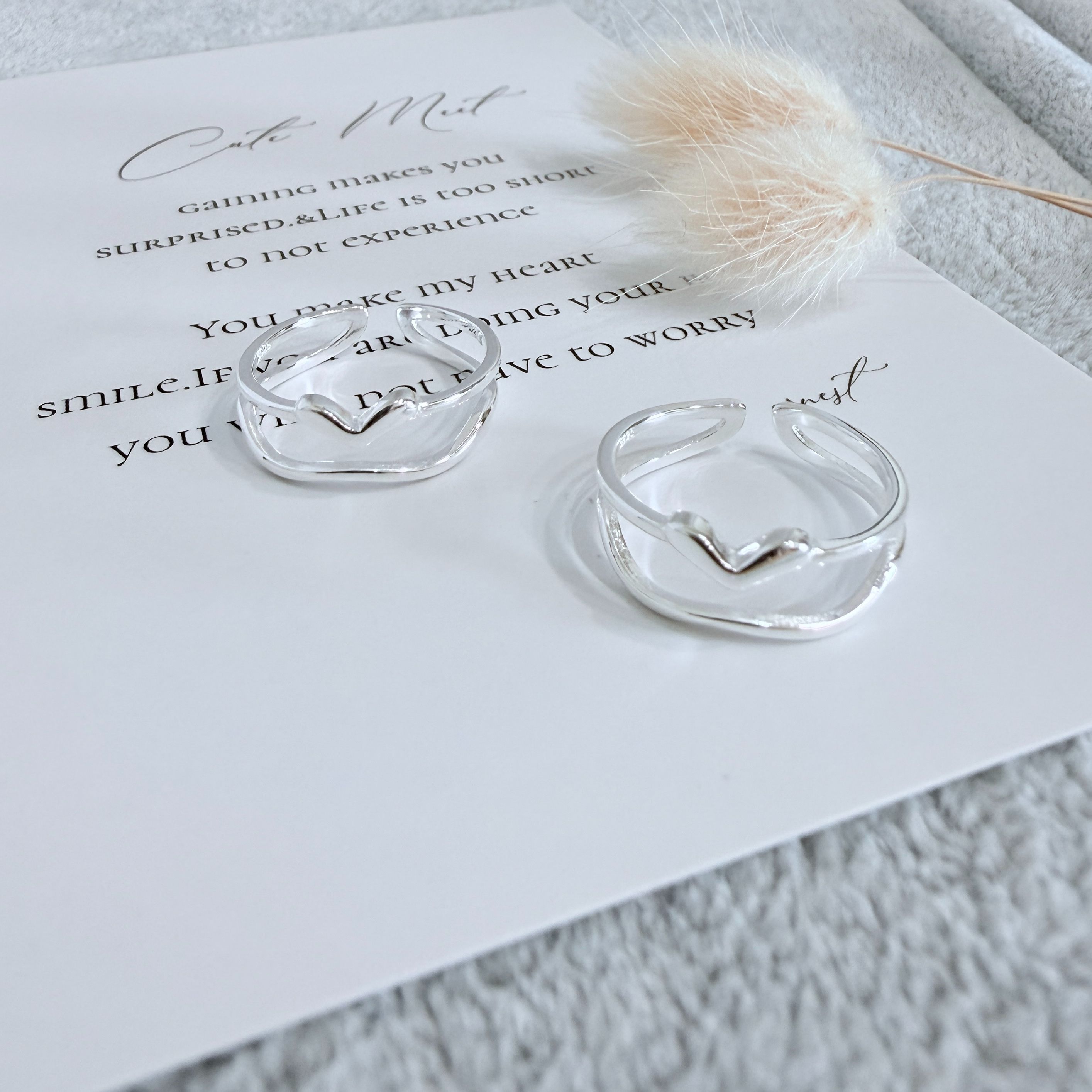 （4月新品）把愛輕輕戴戒指*925 銀