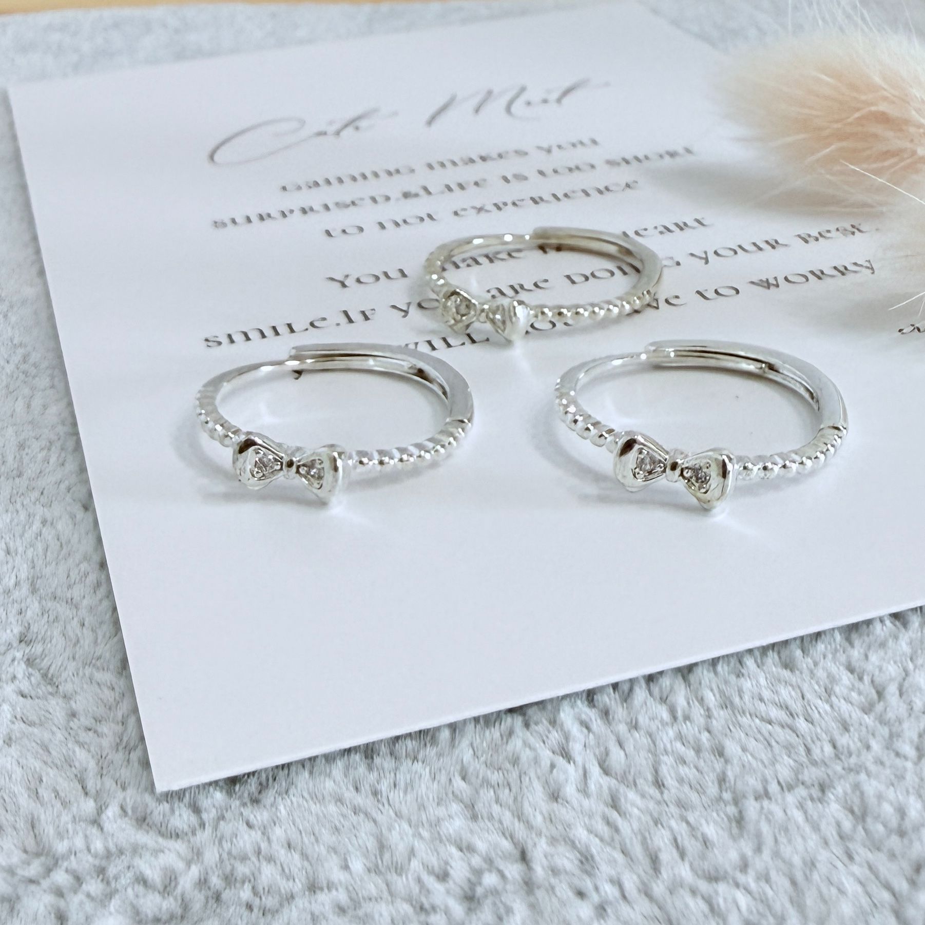 （4月新品）甜在日常裡戒指*925 銀