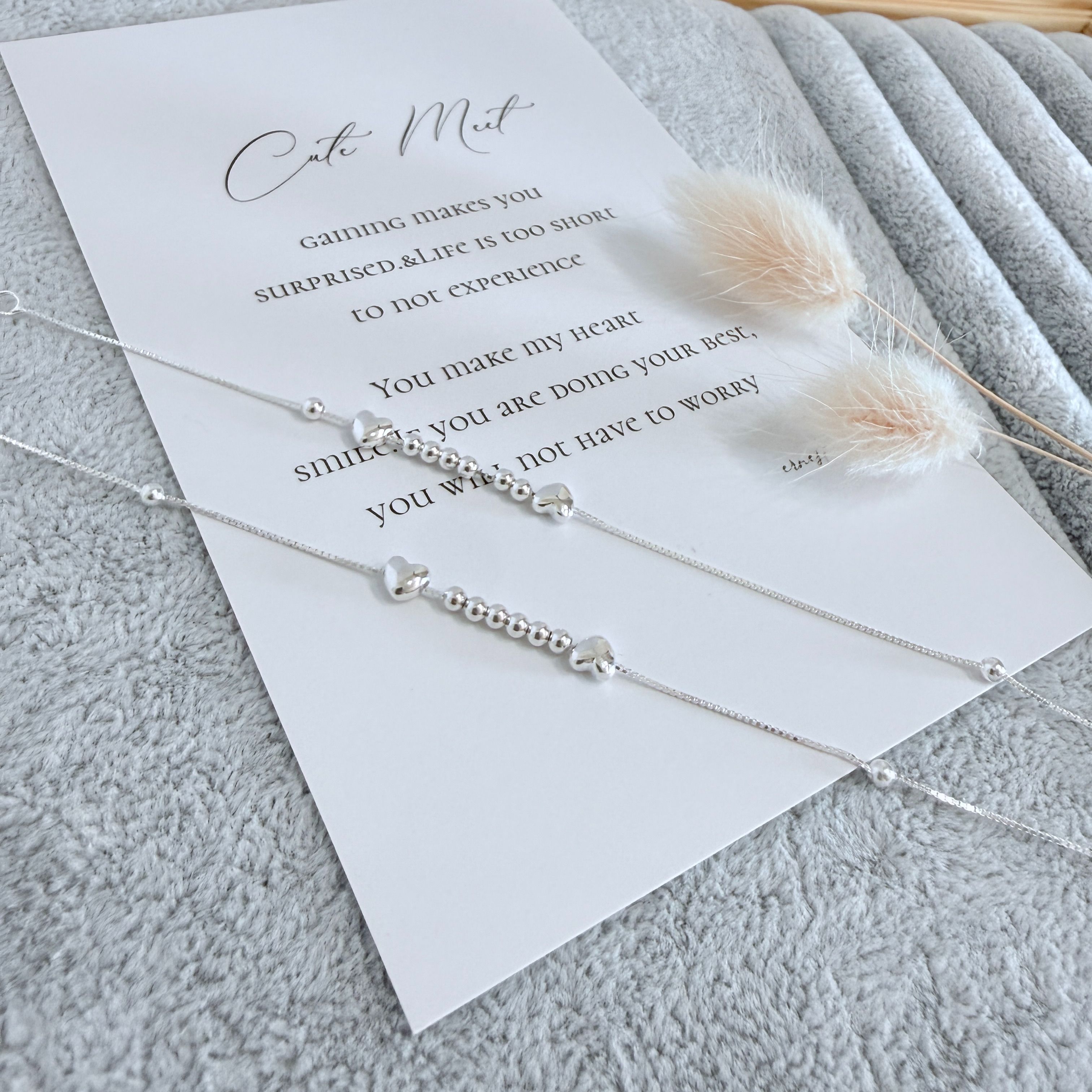 （4月新品）把愛放在日常手鍊*925 銀