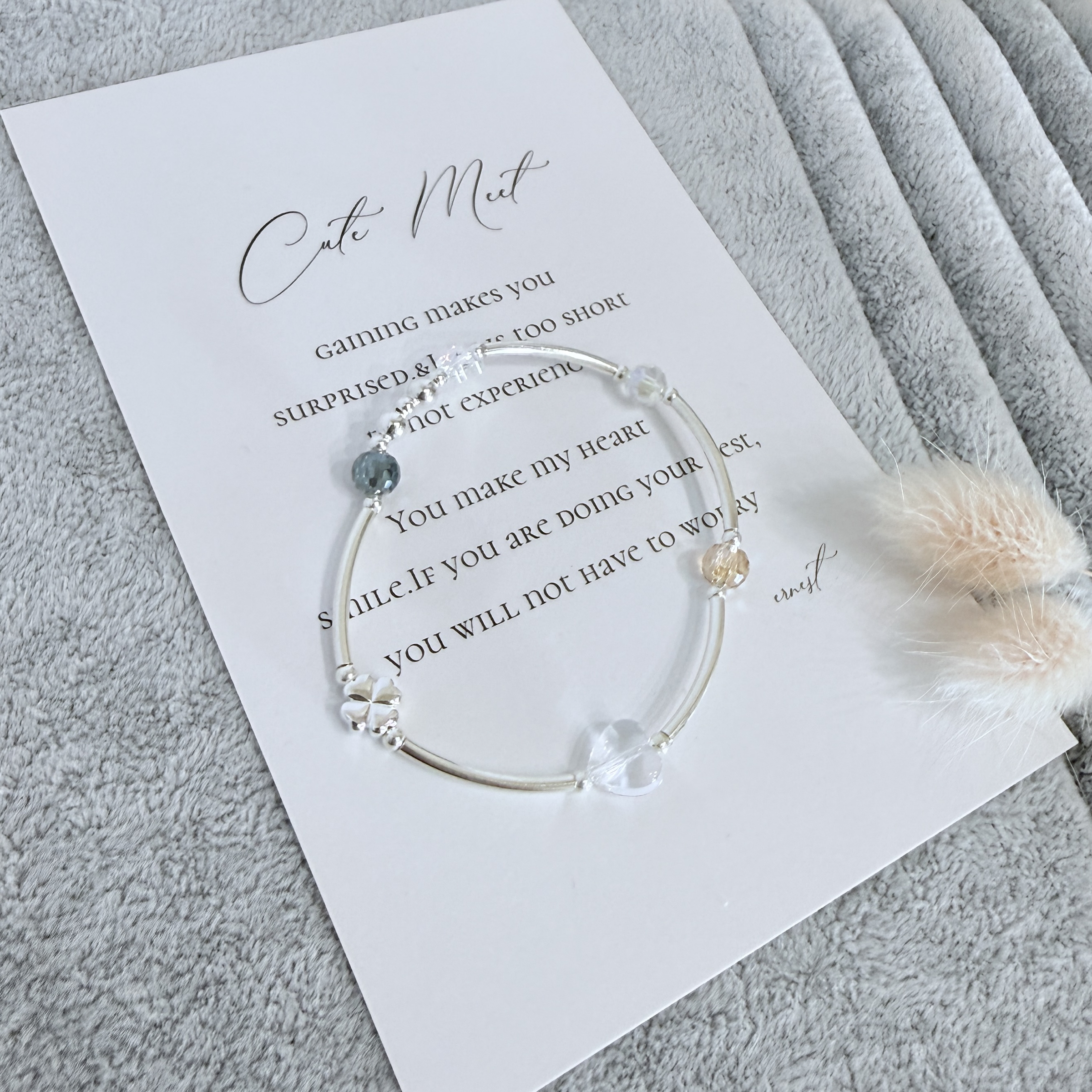 風裡的花火手鍊*925 銀