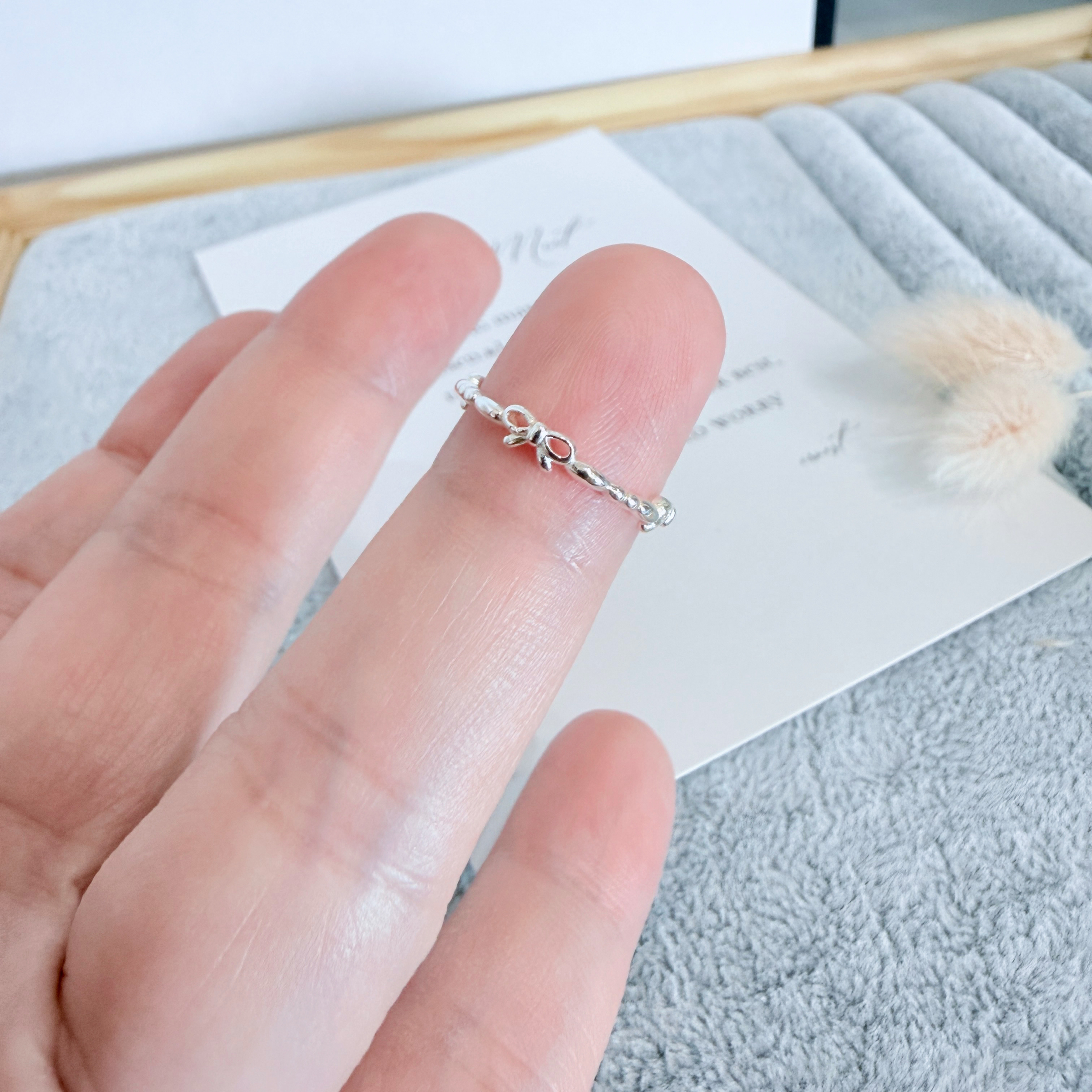 小願結戒指*925 銀