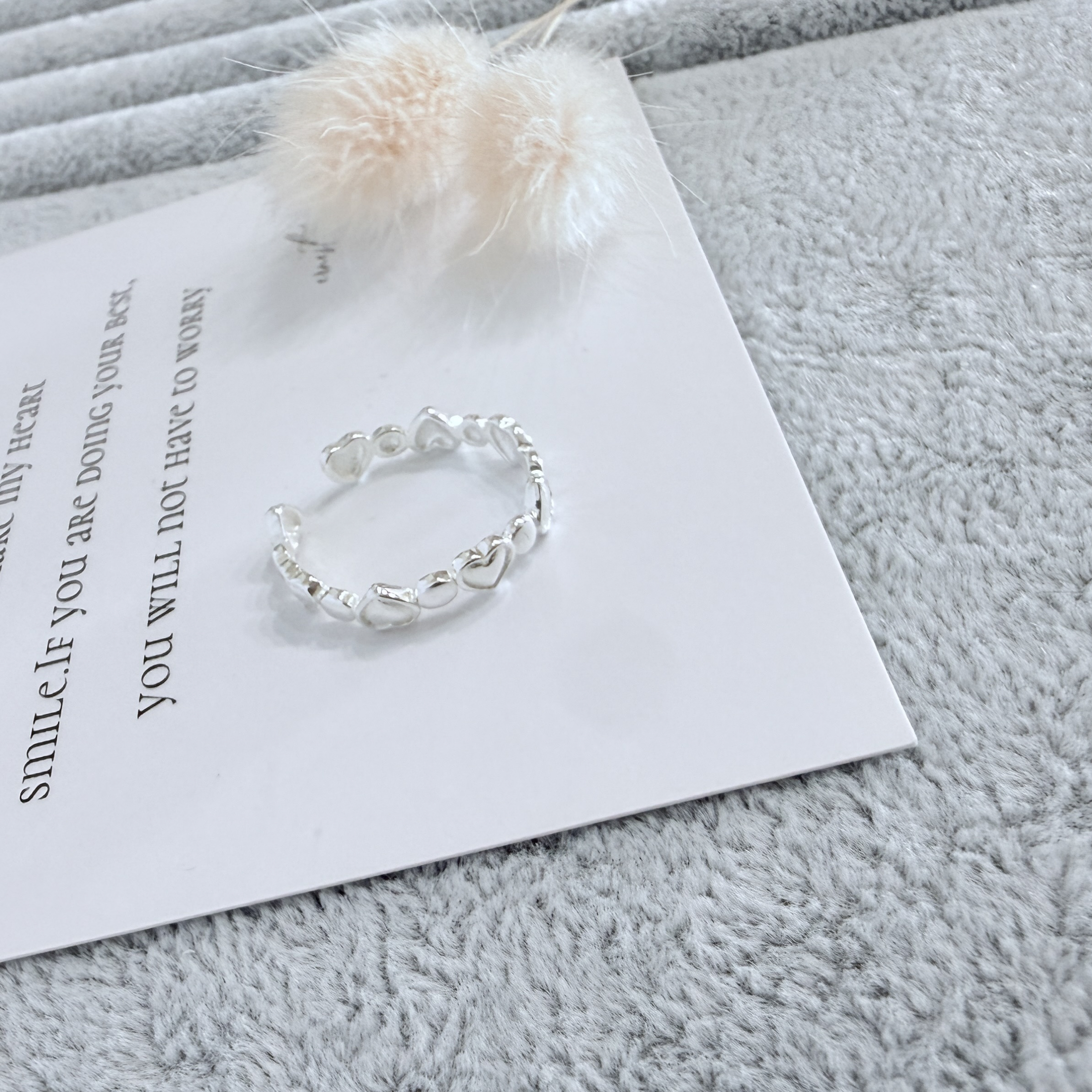 剛剛好的可愛戒指*925 銀