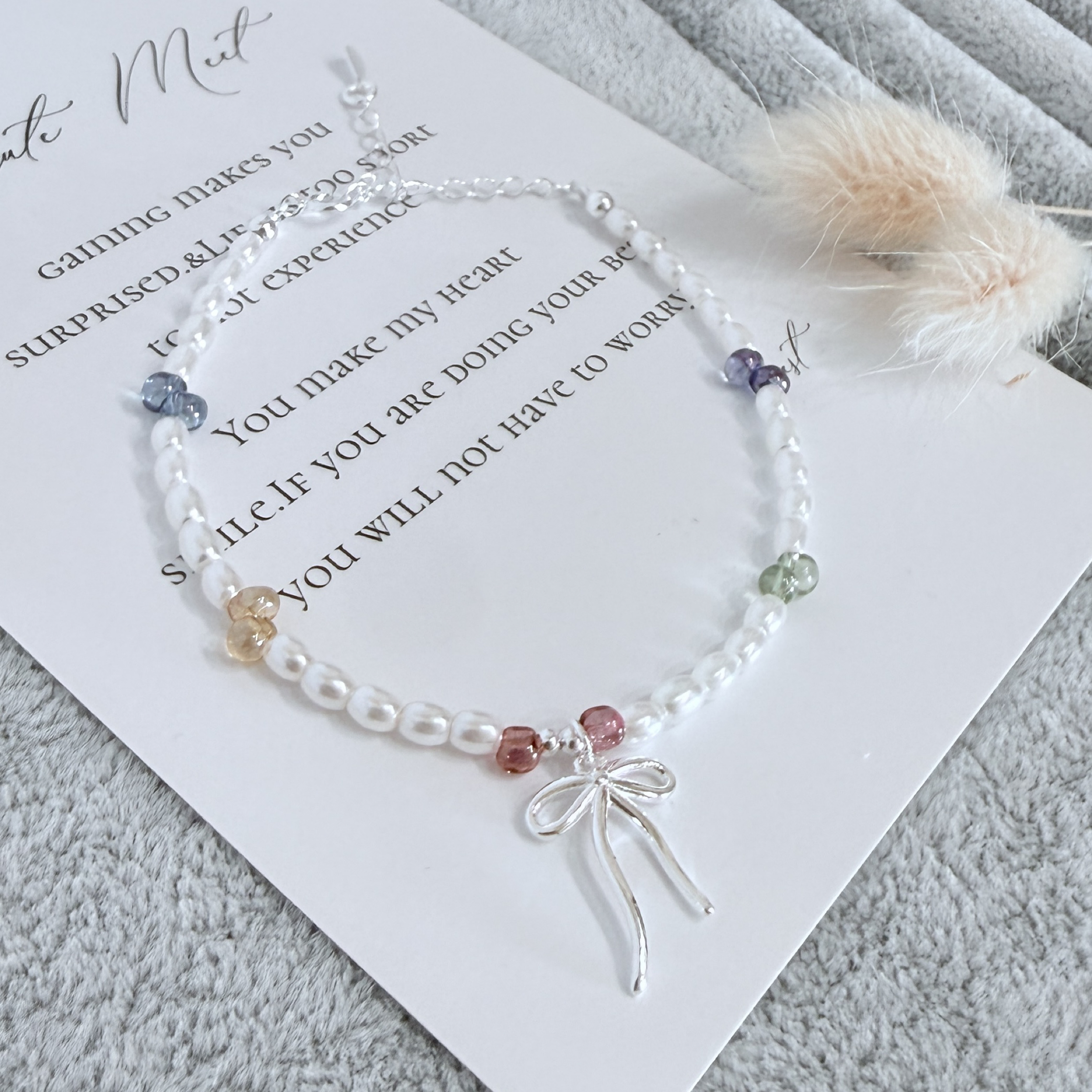 （3月新品） 彩語珍珠手鍊*925銀 施家珍珠