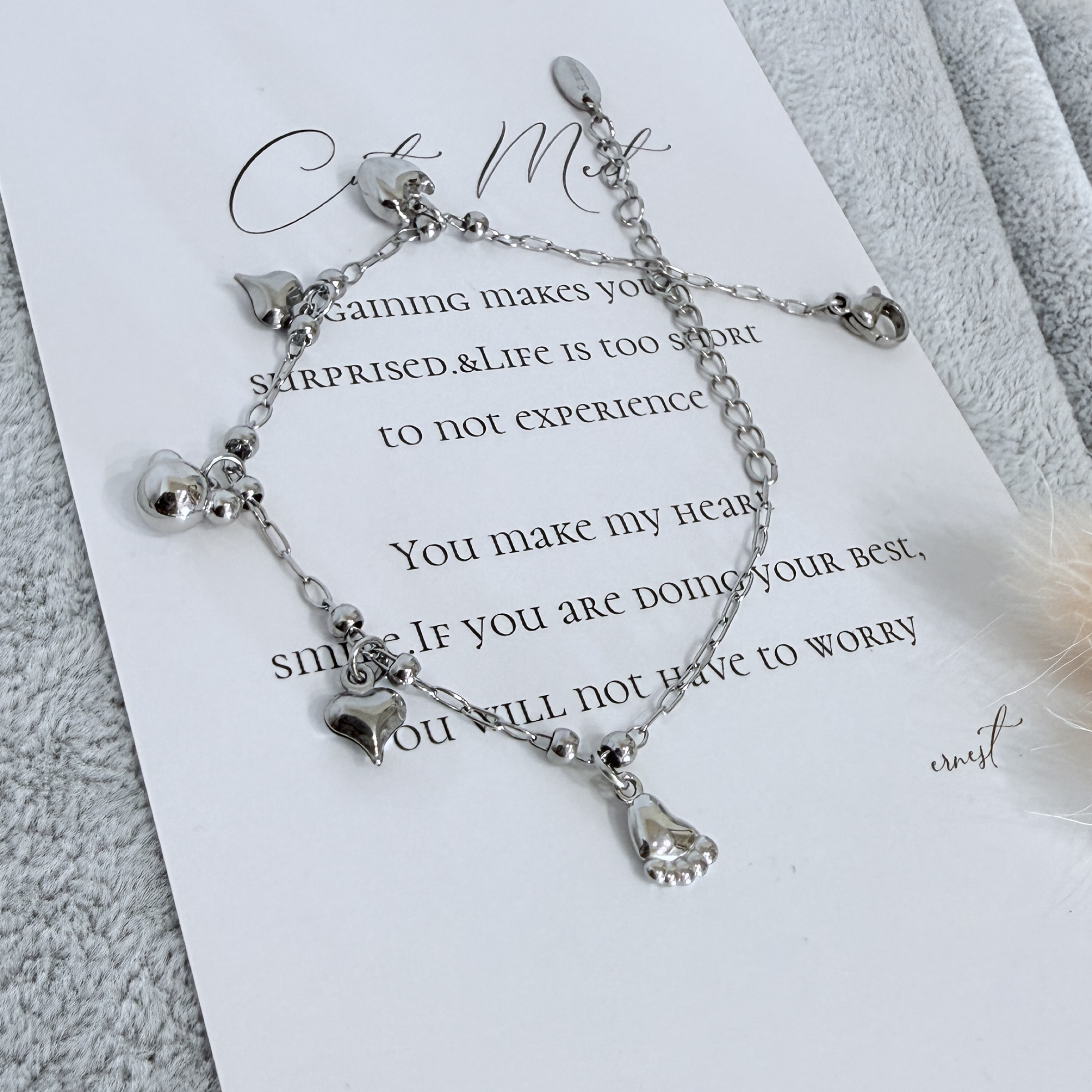 （3月新品） 心動日常手鍊*鈦鋼（不鏽鋼.醫療鋼.西德鋼）