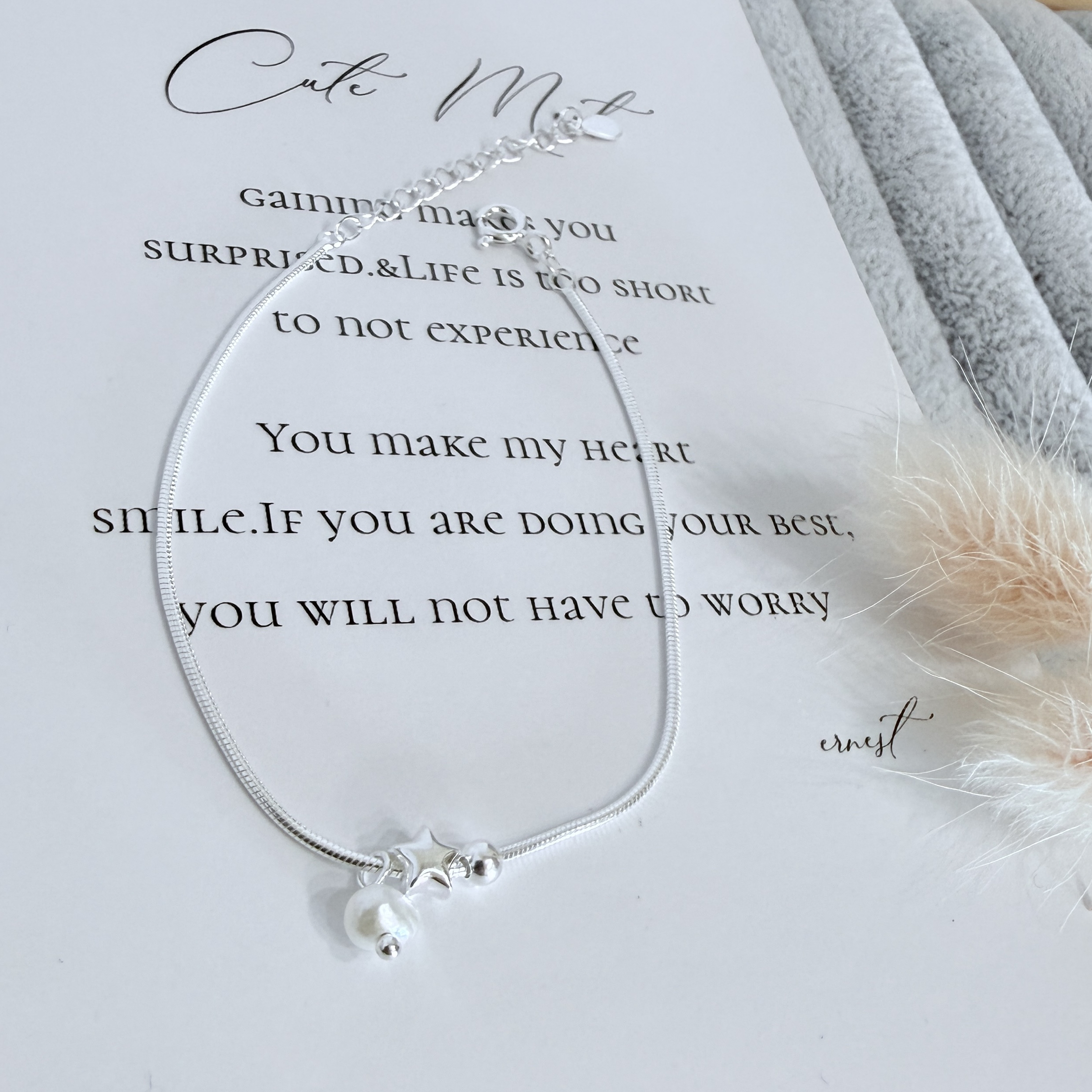 （3月新品） 星語珍珠手鍊*925銀