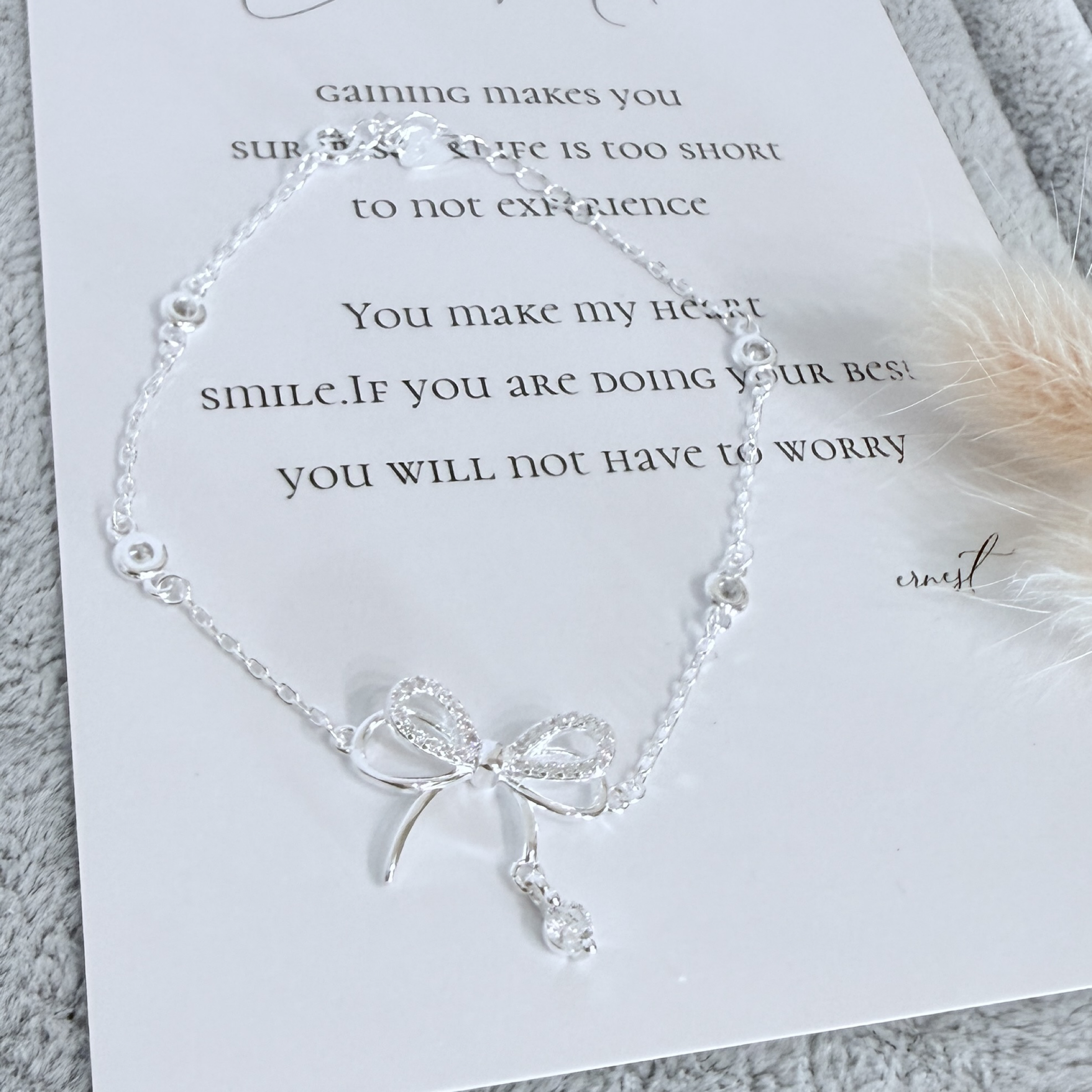 （3月新品）小公主蝴蝶結手鍊*925 銀