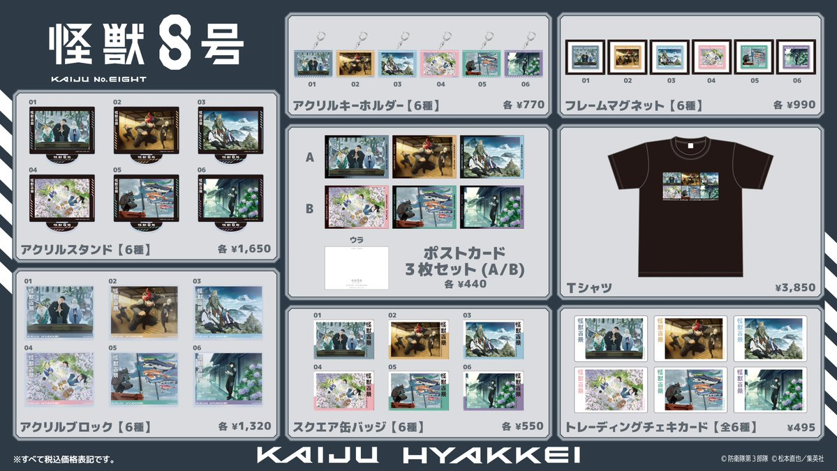 怪獸8號 「怪獸百景」第二彈