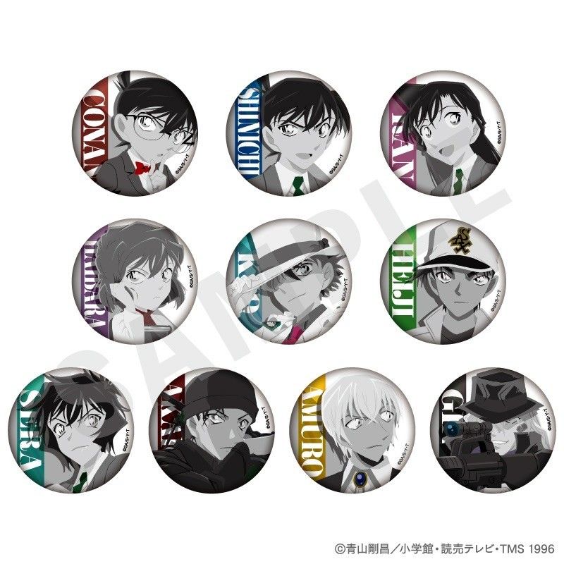 名偵探柯南黑白鐳射徽章