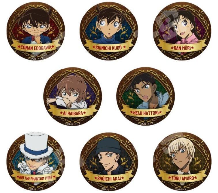 名偵探柯南古典線條徽章‎