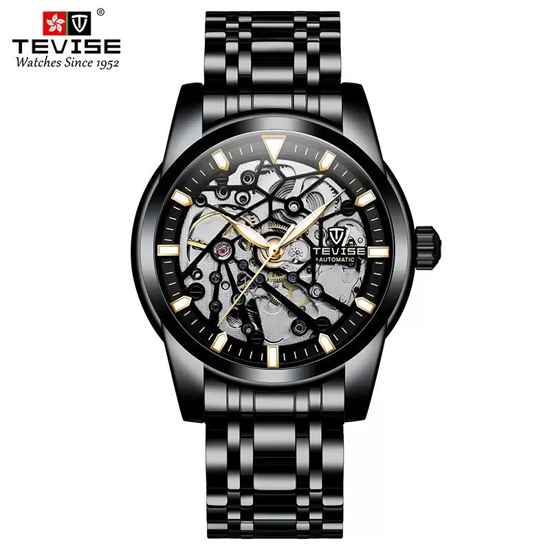 【匠時 | CRAFTIME】黑鋼鏤空機械錶｜CRAFTIME W060