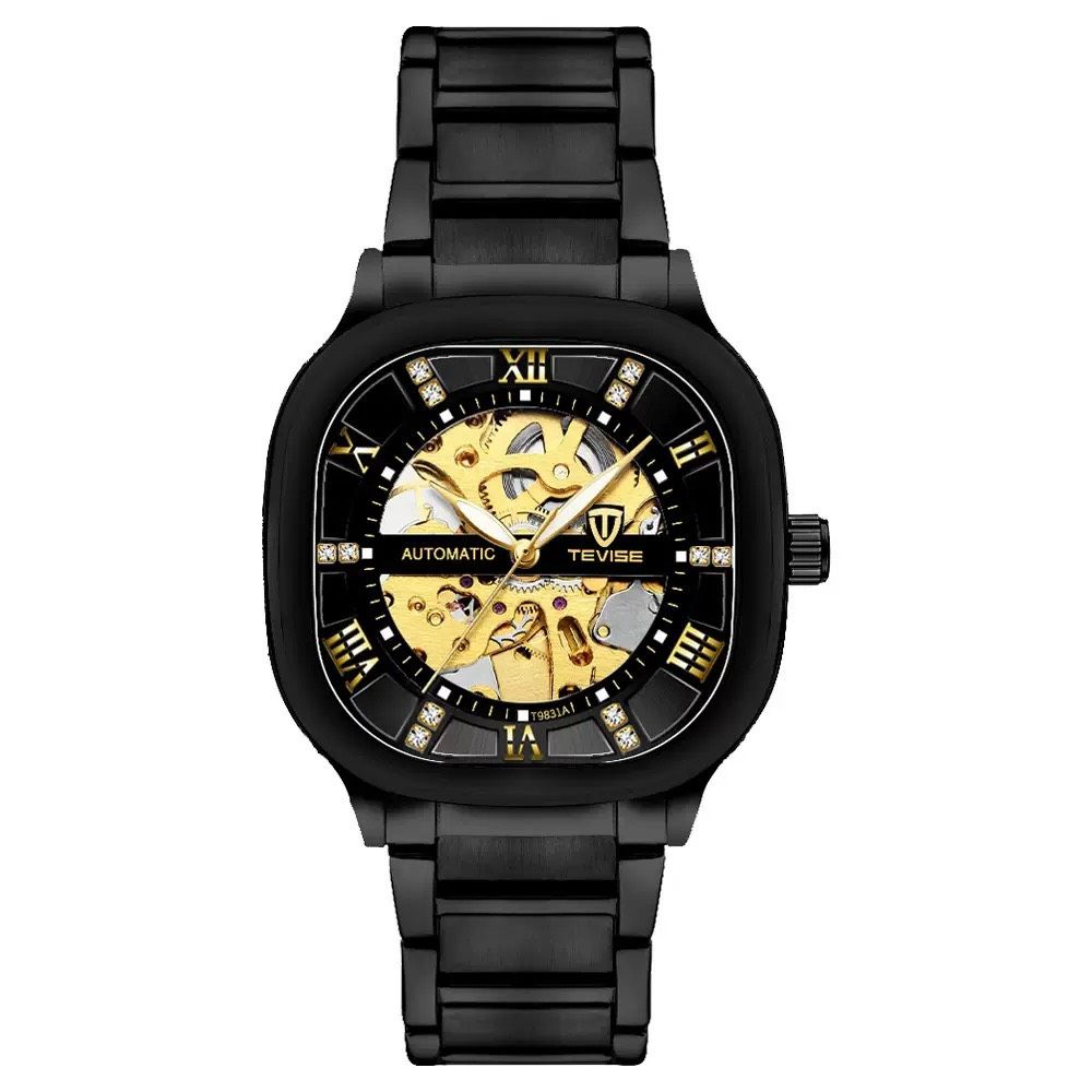 【匠時 | CRAFTIME】方核曜黑機械錶  W077