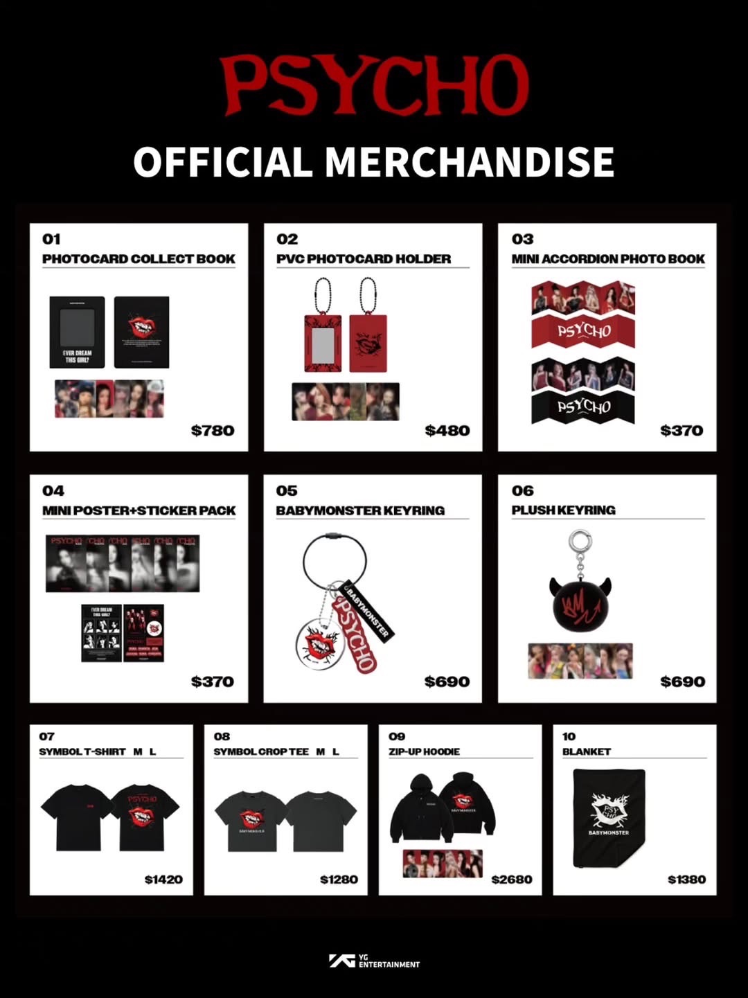 PSY/SDL系列（包手$12）