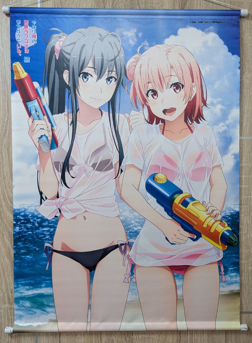 泳裝水槍 B2 掛軸