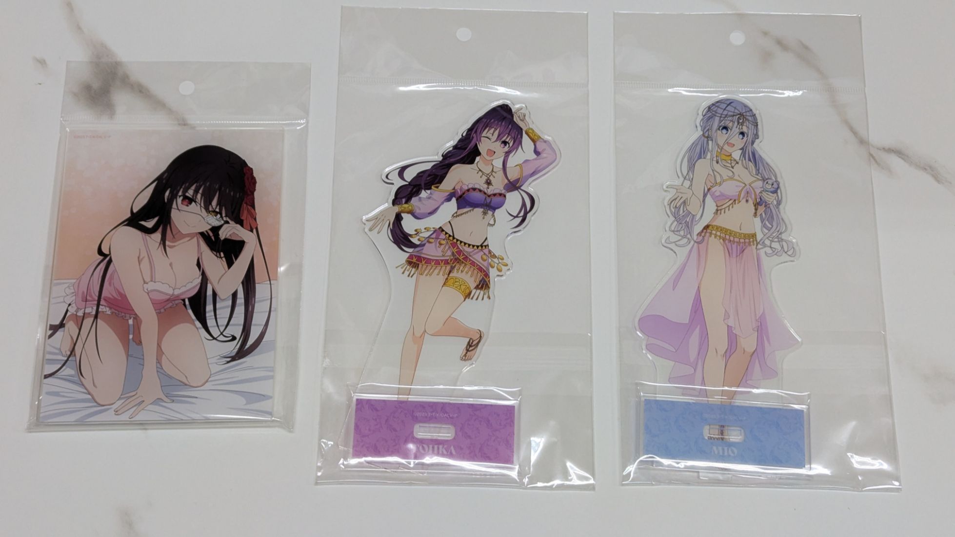 狂三壓克力版、十香 澪 踊り子ver.  立牌