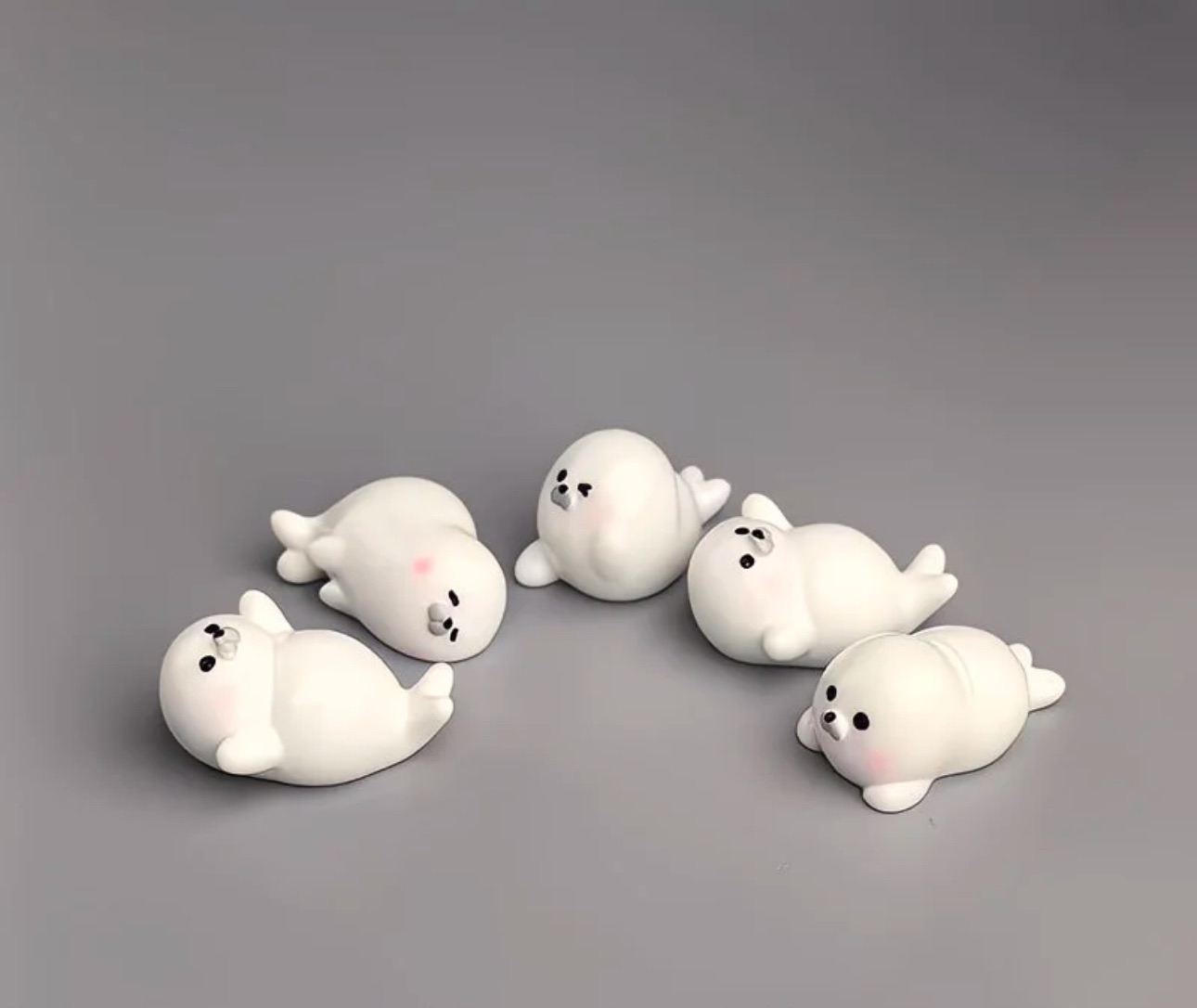 Q萌小海豹桌面小擺件